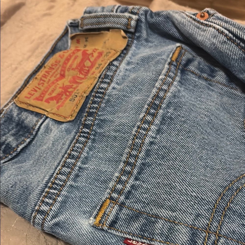 Levi's Light Blue Denim Jeans -501 - 34x29